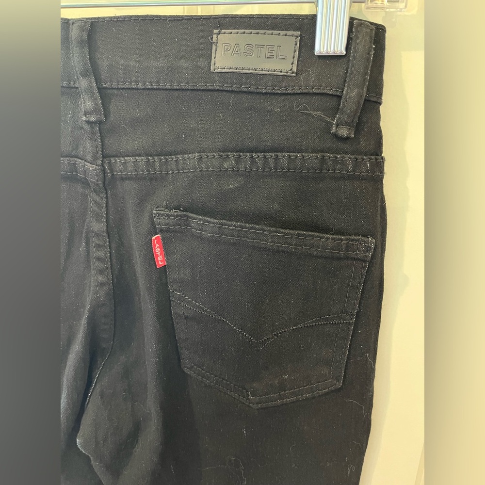 Pastel Black Skinny Jeans Size 1/2
